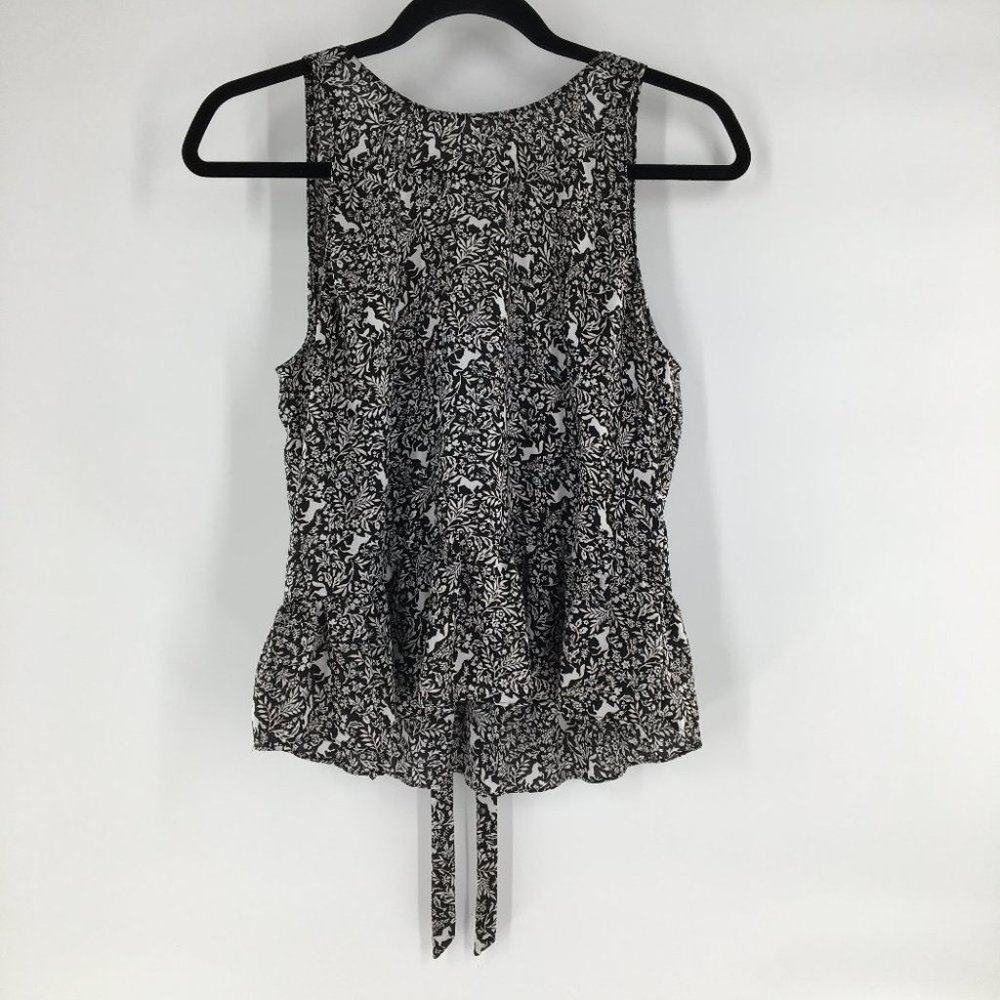 14TH & UNION Floral Print Ruffle Hem (W2-142) ⁂